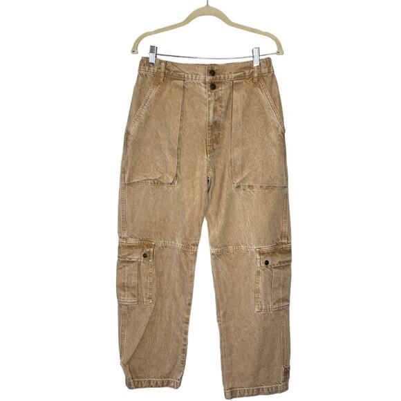 Free People We The Free Marx Slouchy Cargo Jeans - Picture 4 of 10